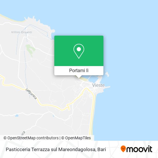 Mappa Pasticceria Terrazza sul Mareondagolosa