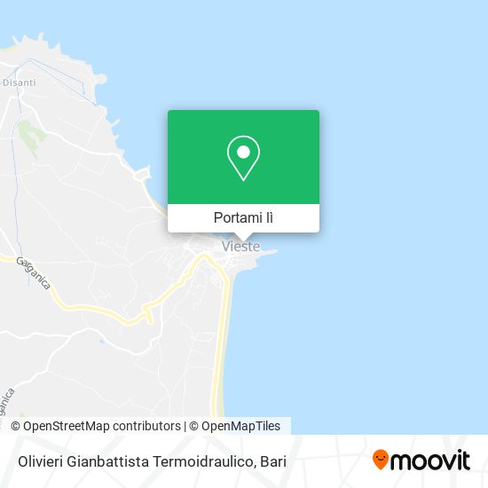 Mappa Olivieri Gianbattista Termoidraulico