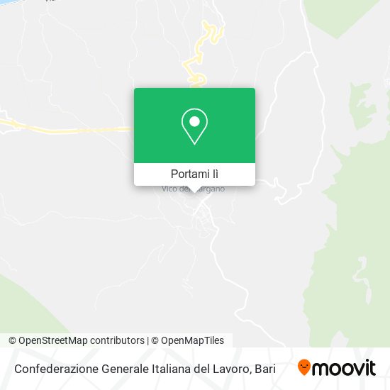 Mappa Confederazione Generale Italiana del Lavoro