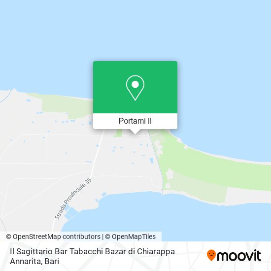 Mappa Il Sagittario Bar Tabacchi Bazar di Chiarappa Annarita