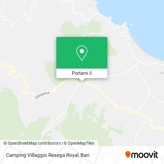 Mappa Camping Villaggio Resega Royal