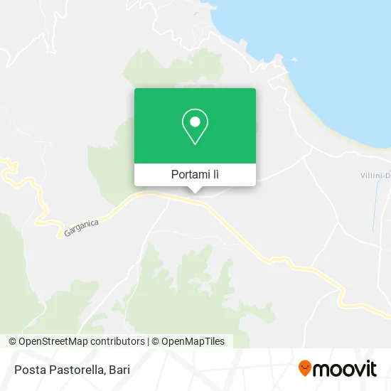 Mappa Posta Pastorella