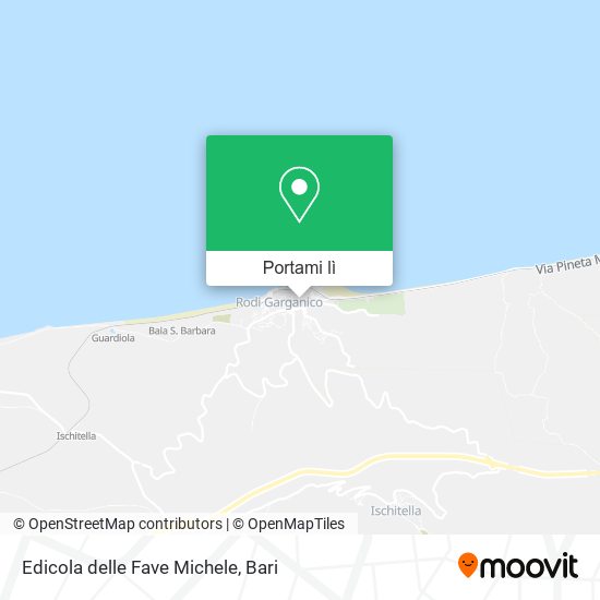 Mappa Edicola delle Fave Michele