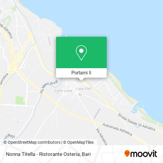 Mappa Nonna Titella - Ristorante Osteria
