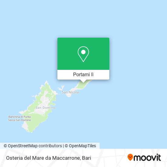 Mappa Osteria del Mare da Maccarrone