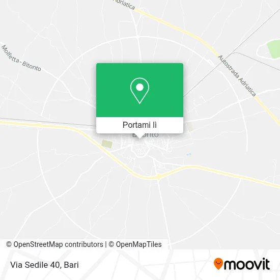 Mappa Via Sedile  40
