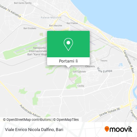 Mappa Viale Enrico Nicola Dalfino