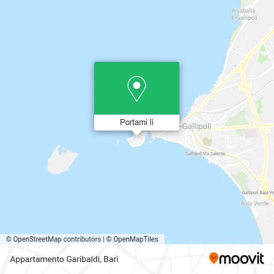 Mappa Appartamento Garibaldi