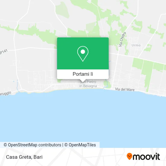 Mappa Casa Greta
