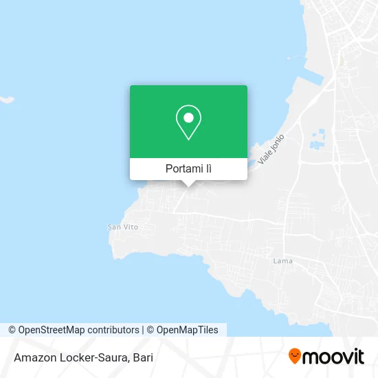 Mappa Amazon Locker-Saura
