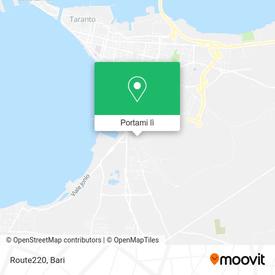 Mappa Route220