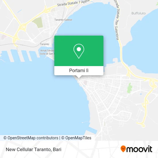 Mappa New Cellular Taranto