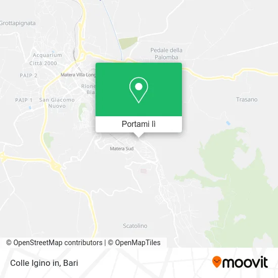 Mappa Colle Igino in