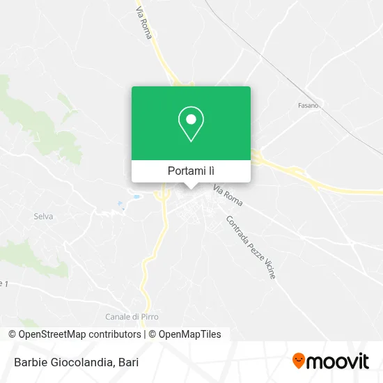 Mappa Barbie Giocolandia