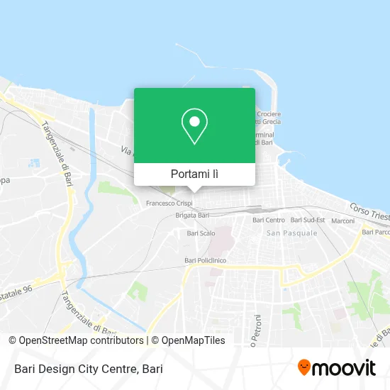 Mappa Bari Design City Centre
