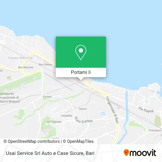 Mappa Usai Service Srl Auto e Case Sicure