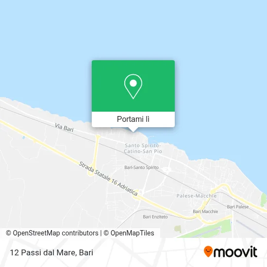 Mappa 12 Passi dal Mare