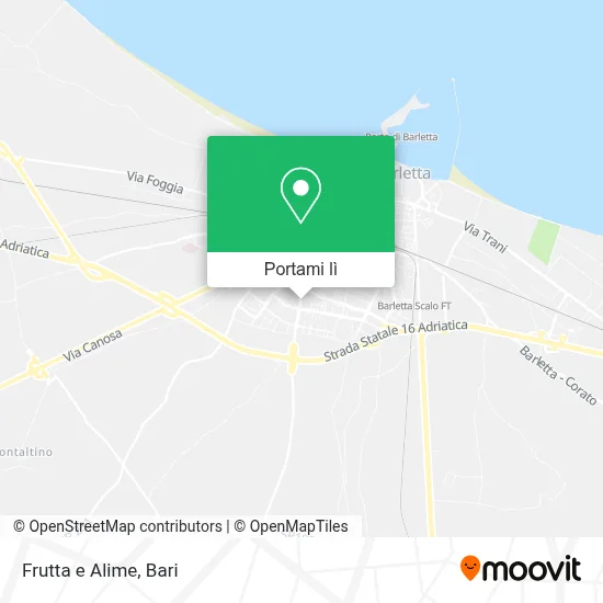 Mappa Frutta e Alime