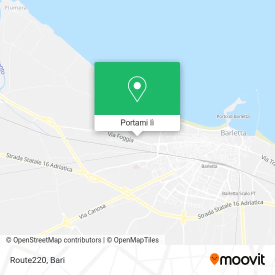 Mappa Route220