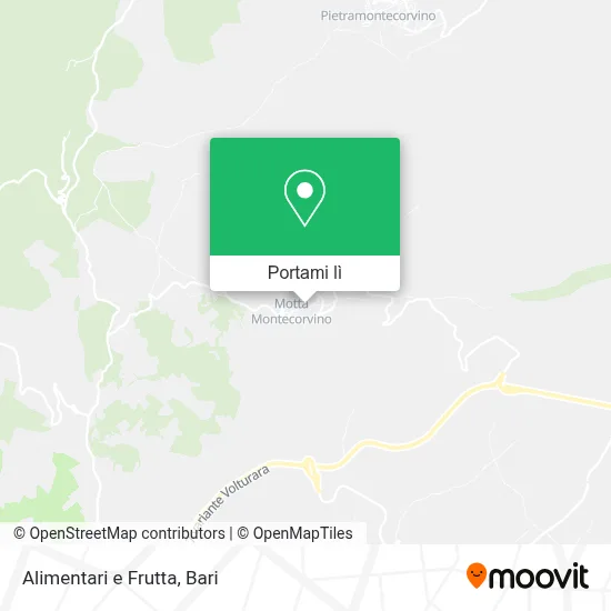 Mappa Alimentari e Frutta