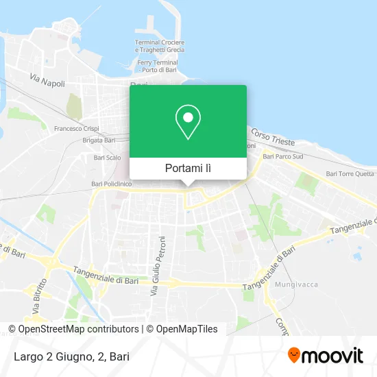 Mappa Largo 2 Giugno, 2