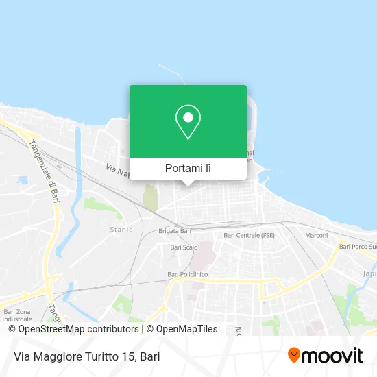 Mappa Via Maggiore Turitto  15