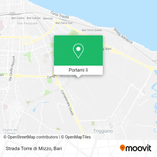 Mappa Strada Torre di Mizzo