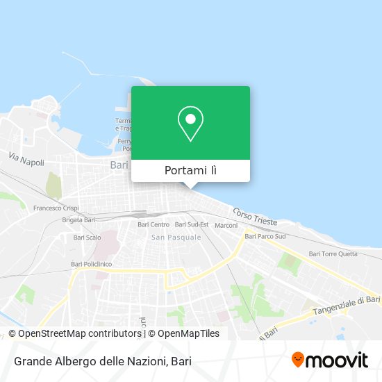 Mappa Grande Albergo delle Nazioni