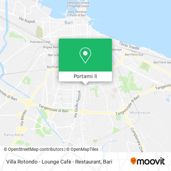 Mappa Villa Rotondo - Lounge Cafè - Restaurant