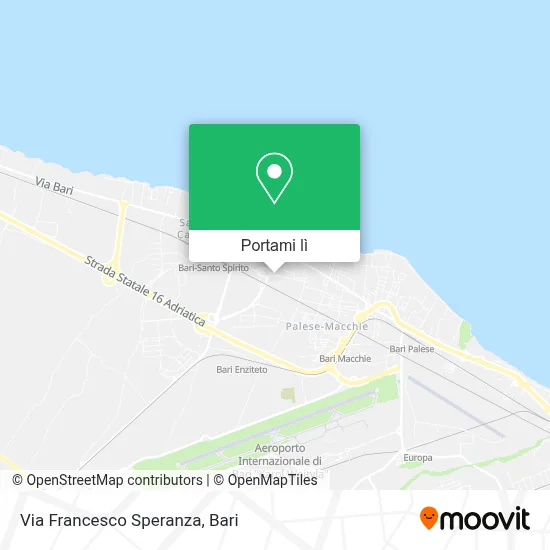 Mappa Via Francesco Speranza