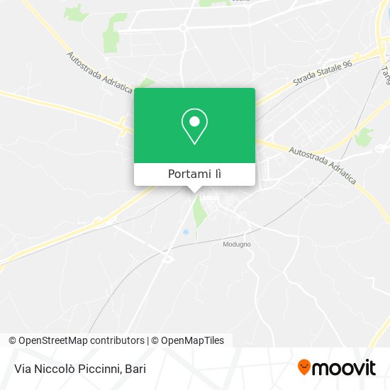 Mappa Via Niccolò Piccinni