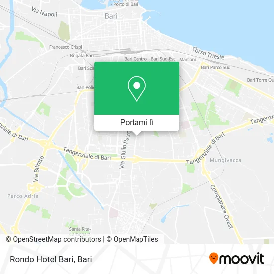 Mappa Rondo Hotel Bari