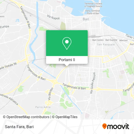 Mappa Santa Fara