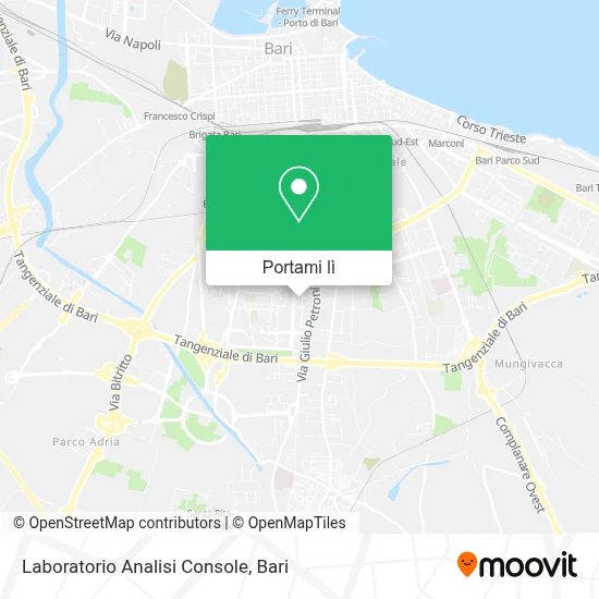 Mappa Laboratorio Analisi Console