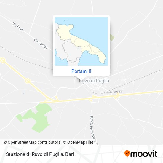 Mappa Stazione di Ruvo di Puglia