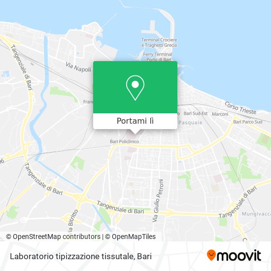 Mappa Laboratorio tipizzazione tissutale