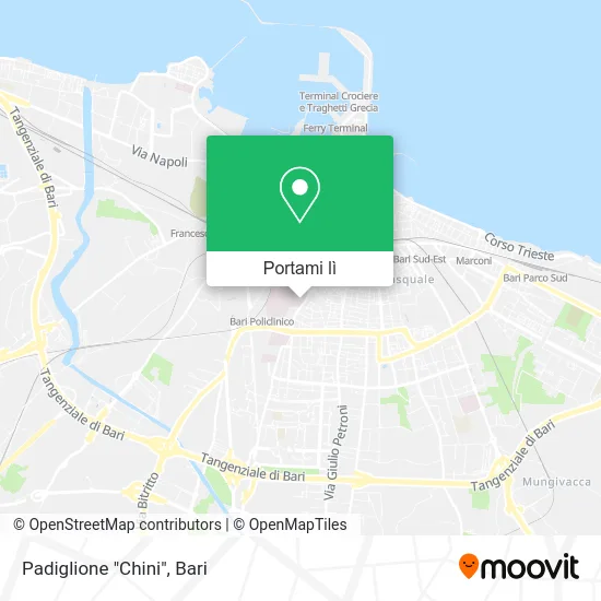 Mappa Padiglione "Chini"