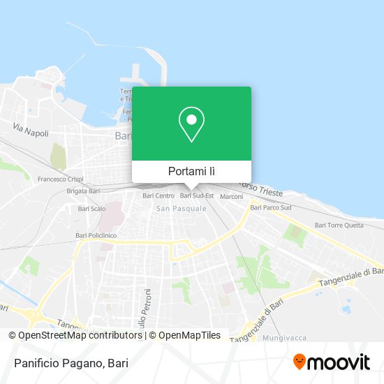 Mappa Panificio Pagano