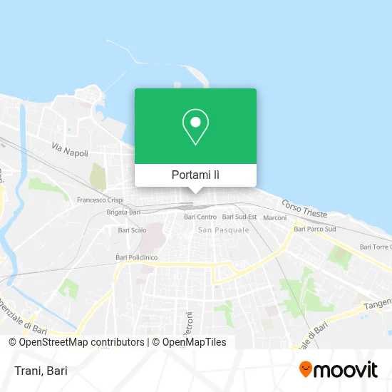 Mappa Trani