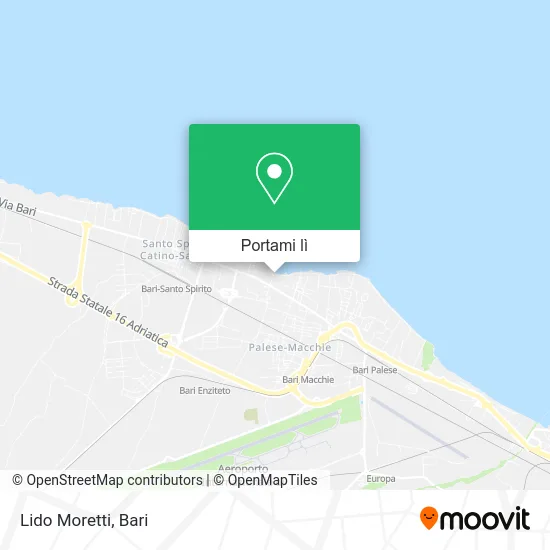 Mappa Lido Moretti