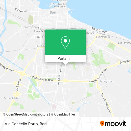 Mappa Via Cancello Rotto