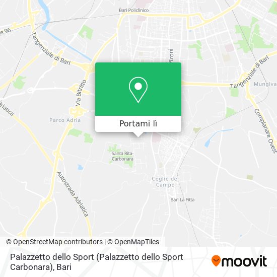 Mappa Palazzetto dello Sport