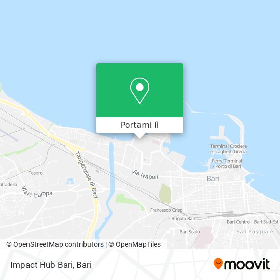 Mappa Impact Hub Bari