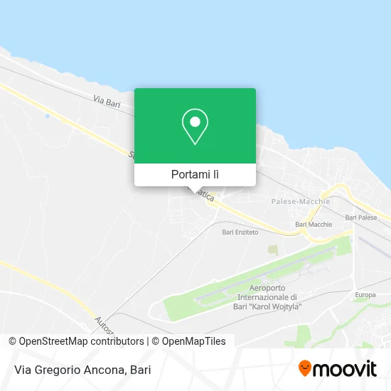 Mappa Via Gregorio Ancona