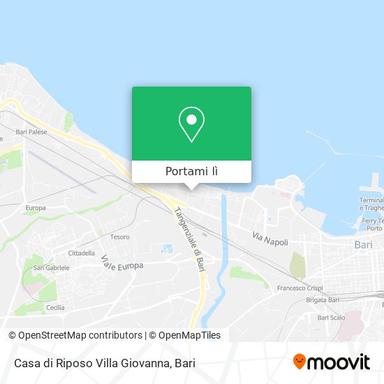 Mappa Casa di Riposo Villa Giovanna