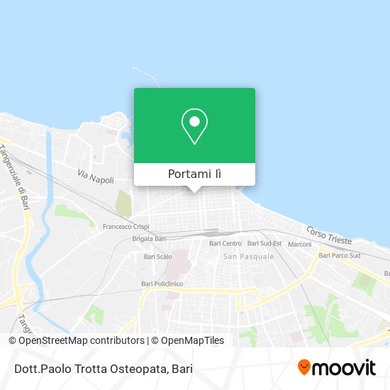 Mappa Dott.Paolo Trotta Osteopata