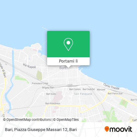 Mappa Bari, Piazza Giuseppe Massari 12