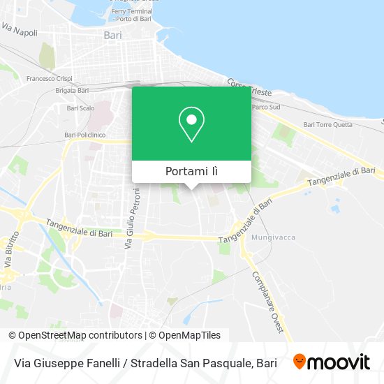 Mappa Via Giuseppe Fanelli / Stradella San Pasquale