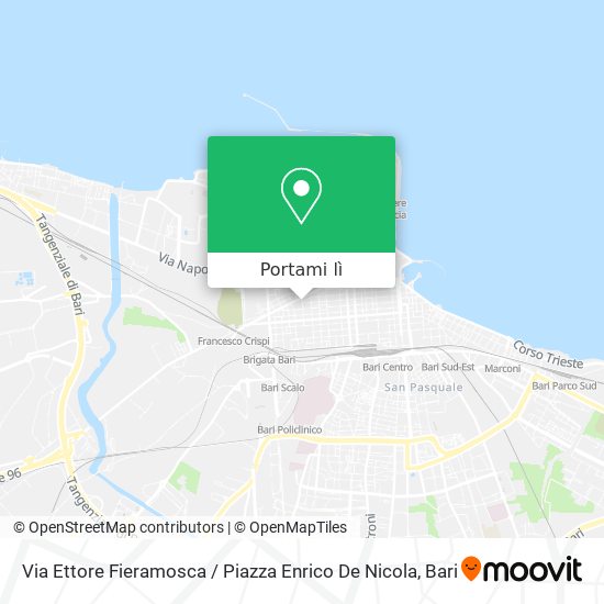 Mappa Via Ettore Fieramosca / Piazza Enrico De Nicola