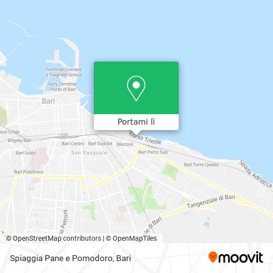 Mappa Spiaggia Pane e Pomodoro